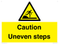 WV12400: Caution Uneven steps