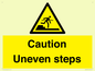 WV12400: Caution Uneven steps