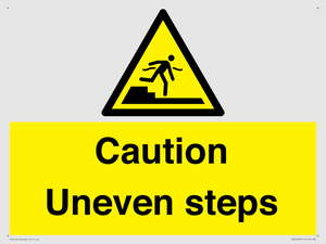 WV12400: Caution Uneven steps
