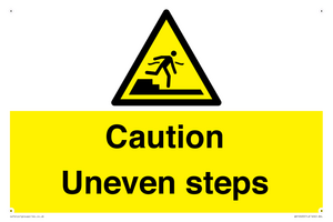 WV12400: Caution Uneven steps