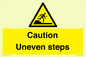 WV12400: Caution Uneven steps