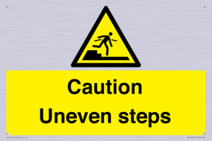 WV12400: Caution Uneven steps