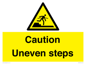 WV12400: Caution Uneven steps