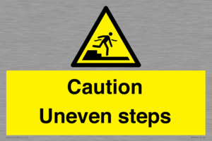 WV12400: Caution Uneven steps