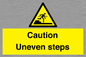 WV12400: Caution Uneven steps