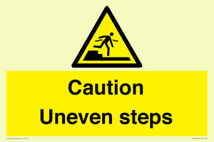 WV12400: Caution Uneven steps