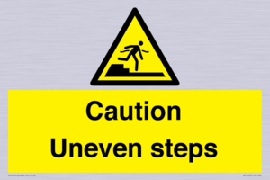 WV12400: Caution Uneven steps