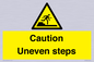WV12400: Caution Uneven steps