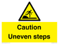 WV12400: Caution Uneven steps