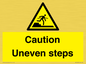WV12400: Caution Uneven steps
