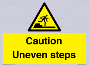 WV12400: Caution Uneven steps