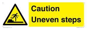 WV12400: Caution Uneven steps