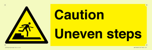 WV12400: Caution Uneven steps