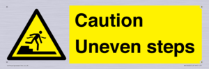 WV12400: Caution Uneven steps
