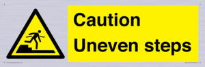 WV12400: Caution Uneven steps