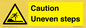 WV12400: Caution Uneven steps