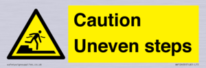 WV12400: Caution Uneven steps