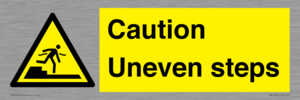 WV12400: Caution Uneven steps