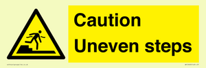 WV12400: Caution Uneven steps