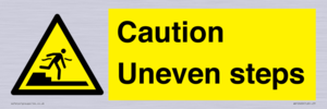 WV12400: Caution Uneven steps