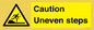 WV12400: Caution Uneven steps