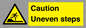 WV12400: Caution Uneven steps