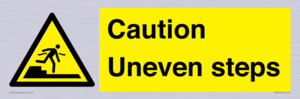 WV12400: Caution Uneven steps