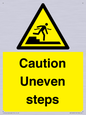 WV12400: Caution Uneven steps