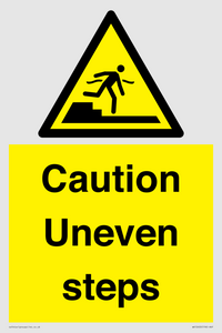 WV12400: Caution Uneven steps
