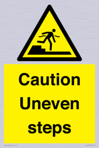 WV12400: Caution Uneven steps