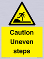 WV12400: Caution Uneven steps