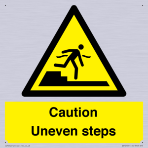 WV12400: Caution Uneven steps