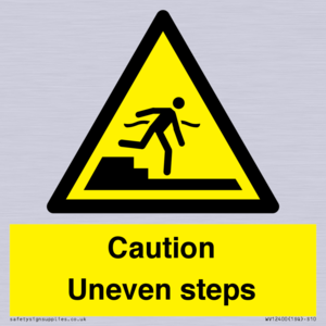 WV12400: Caution Uneven steps