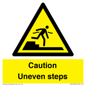 WV12400: Caution Uneven steps