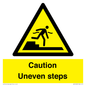 WV12400: Caution Uneven steps