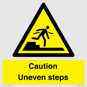 WV12400: Caution Uneven steps