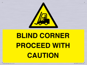 WV12433: BLIND CORNER PROCEED WITH CAUTION