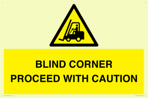 WV12433: BLIND CORNER PROCEED WITH CAUTION