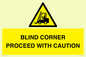 WV12433: BLIND CORNER PROCEED WITH CAUTION