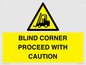 WV12433: BLIND CORNER PROCEED WITH CAUTION