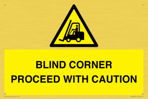 WV12433: BLIND CORNER PROCEED WITH CAUTION