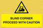 WV12433: BLIND CORNER PROCEED WITH CAUTION