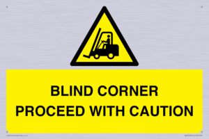 WV12433: BLIND CORNER PROCEED WITH CAUTION