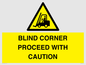 WV12433: BLIND CORNER PROCEED WITH CAUTION