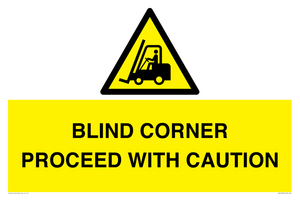 WV12433: BLIND CORNER PROCEED WITH CAUTION