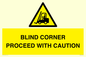 WV12433: BLIND CORNER PROCEED WITH CAUTION