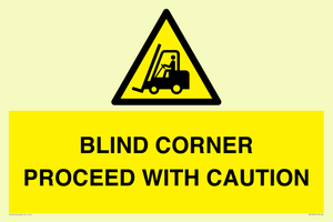 WV12433: BLIND CORNER PROCEED WITH CAUTION