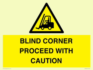 WV12433: BLIND CORNER PROCEED WITH CAUTION