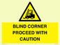 WV12433: BLIND CORNER PROCEED WITH CAUTION