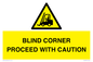 WV12433: BLIND CORNER PROCEED WITH CAUTION